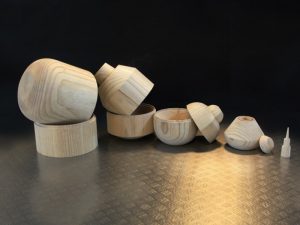 prototype hout draai en freeswerk