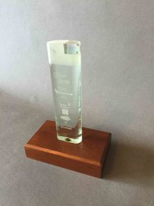 glaslook award met gravure